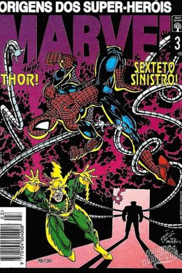 Capa de Origens dos Super-Heróis Marvel #3