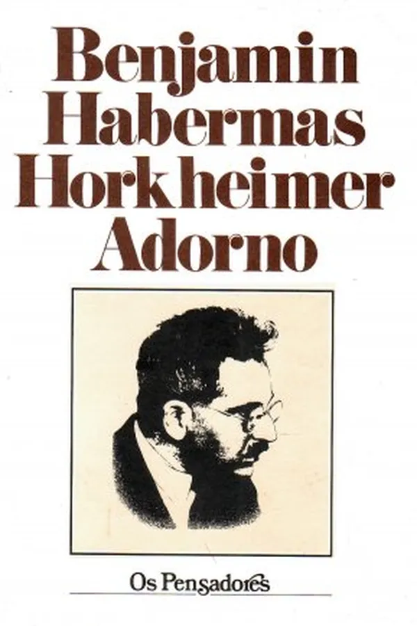 Capa de Benjamin, Habermas, Horkheimer, Adorno