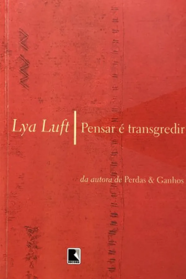 Capa de Pensar é transgredir