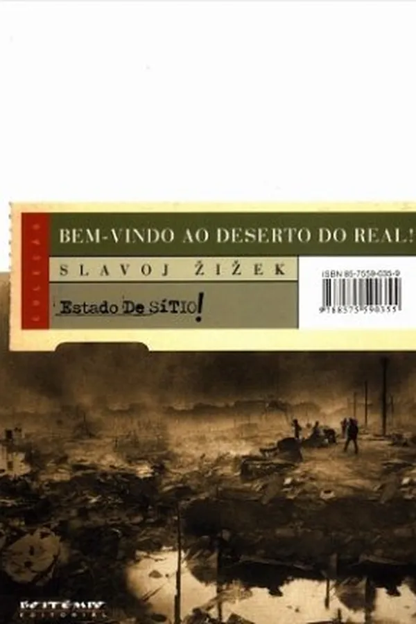 Capa de Bem-vindo ao deserto do Real!