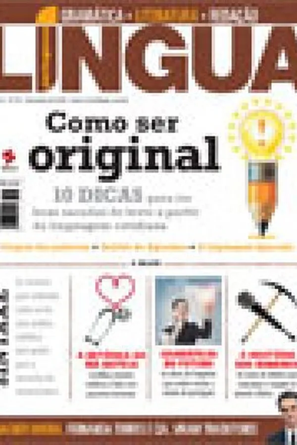 Capa de Revista Língua Portuguesa