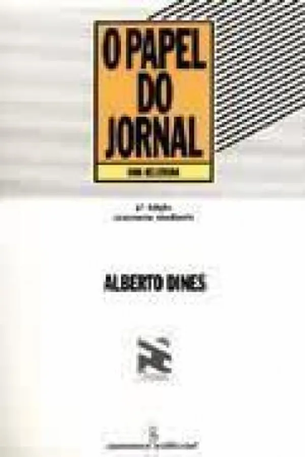 Capa de O papel do jornal