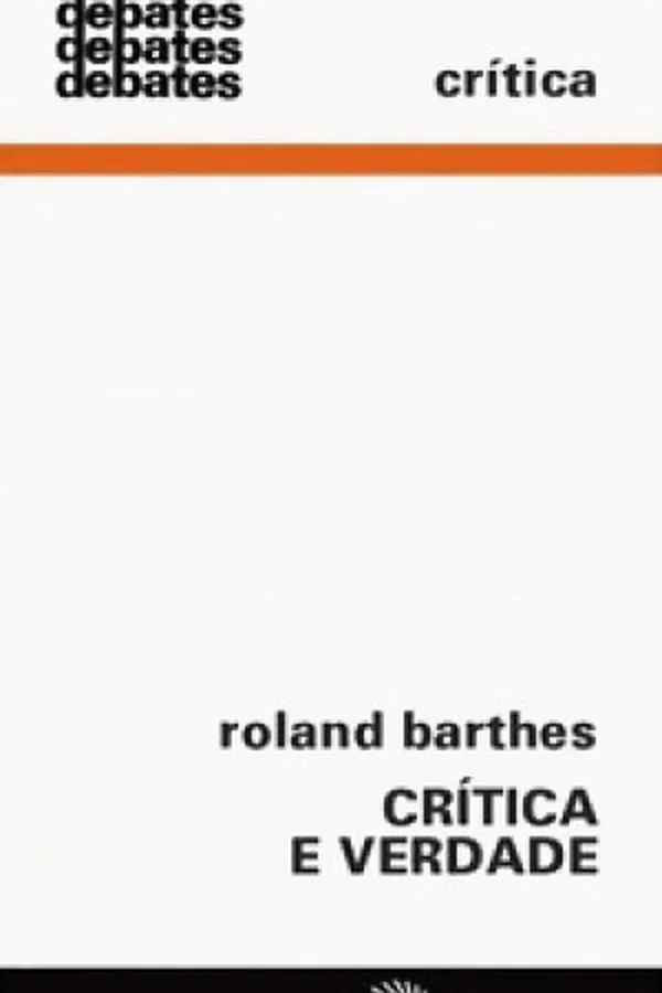 Capa de Crítica e verdade