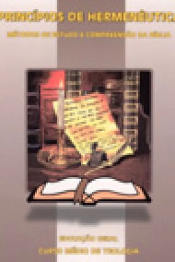 Capa de Princípios de Hermenêutica