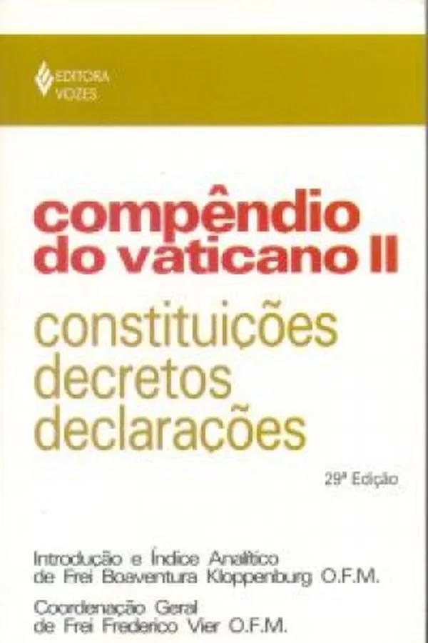 Capa de Compêndio do Vaticano II