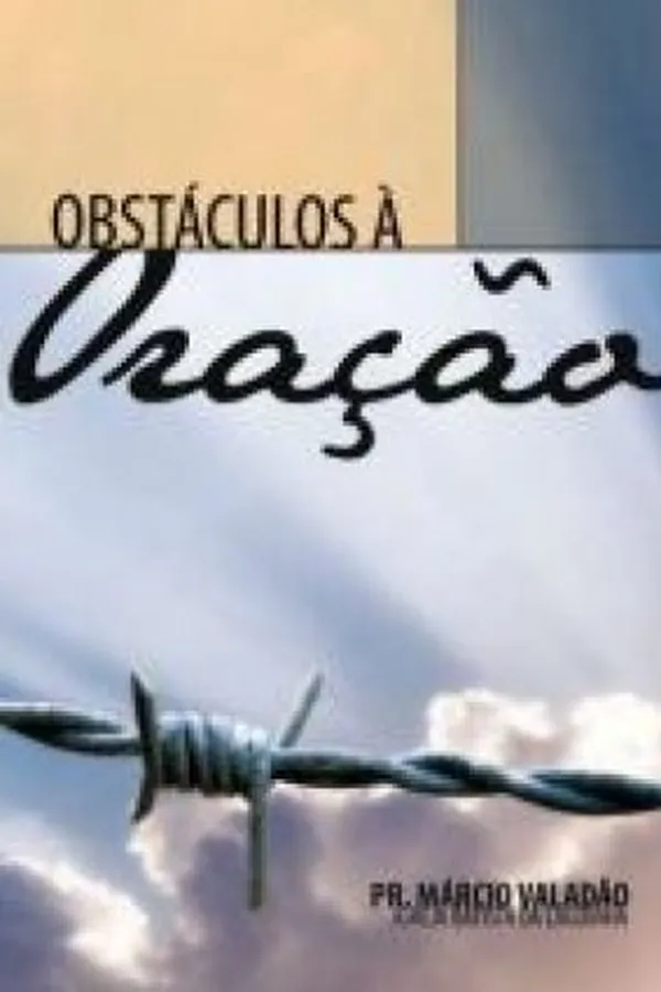 Capa de Obstáculos à Oração