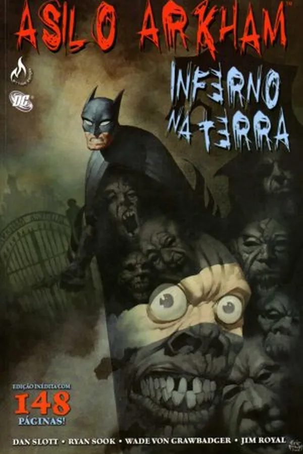 Capa de Asilo Arkham: Inferno na Terra