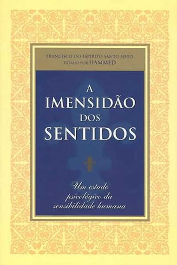 Capa de A imensidão dos sentidos