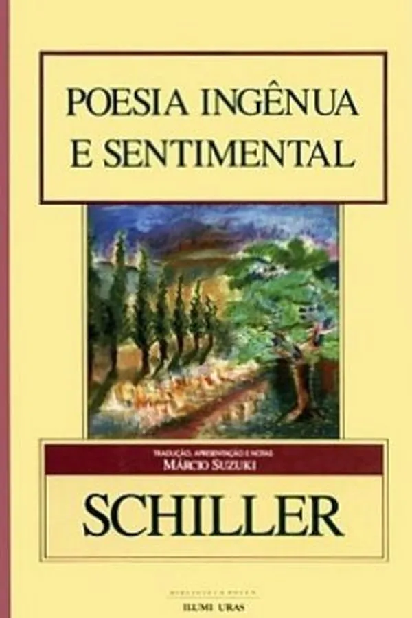 Capa de Poesia Ingênua e Sentimental