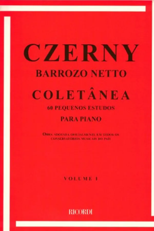Capa de Czerny: Coletânea Volume I