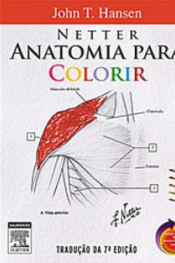 Capa de Anatomia para Colorir