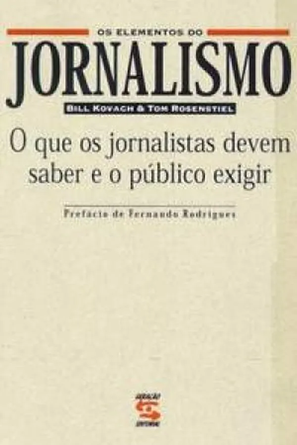 Capa de Os Elementos do Jornalismo