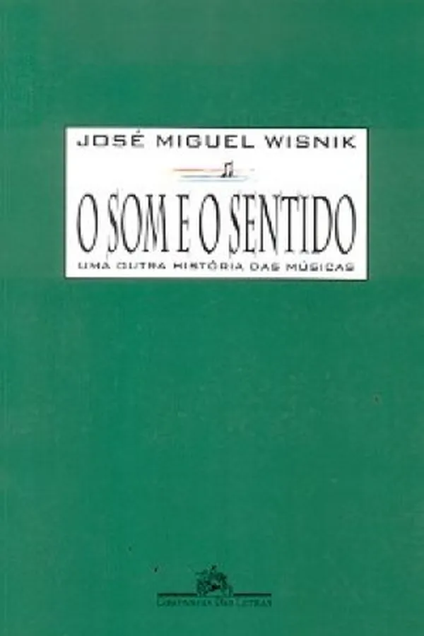 Capa de O Som e o Sentido