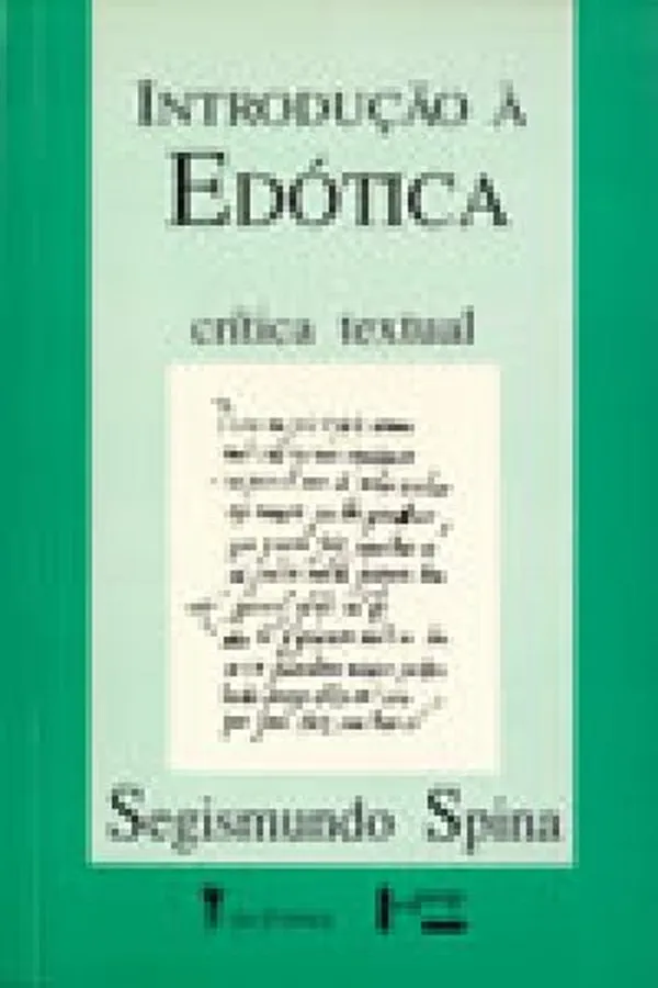Capa de Introdução à Edótica