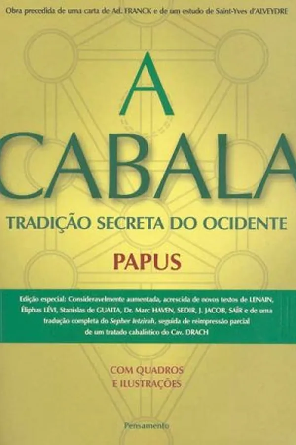 Capa de A Cabala Tradição Secreta do Ocidente