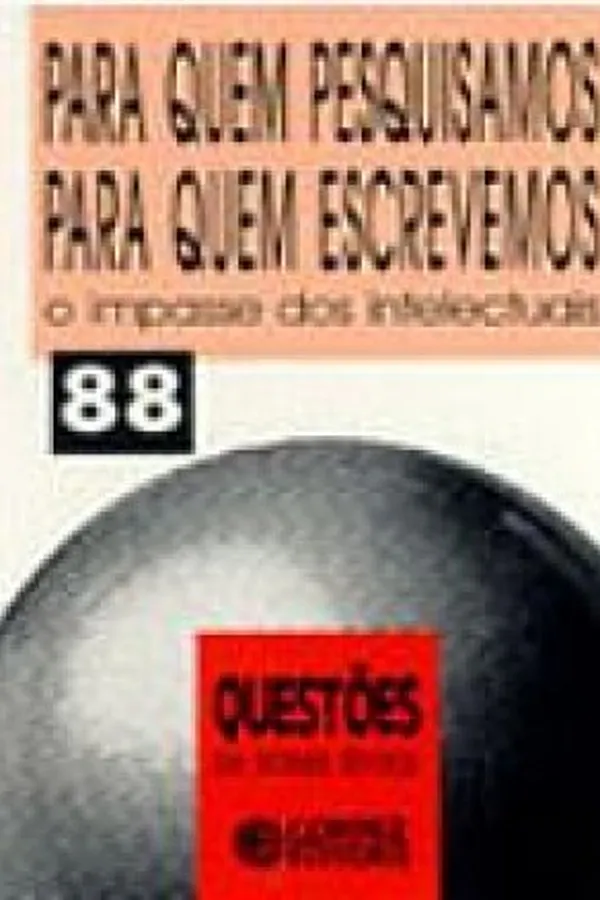 Capa de Para quem pesquisamos, para quem escrevemos