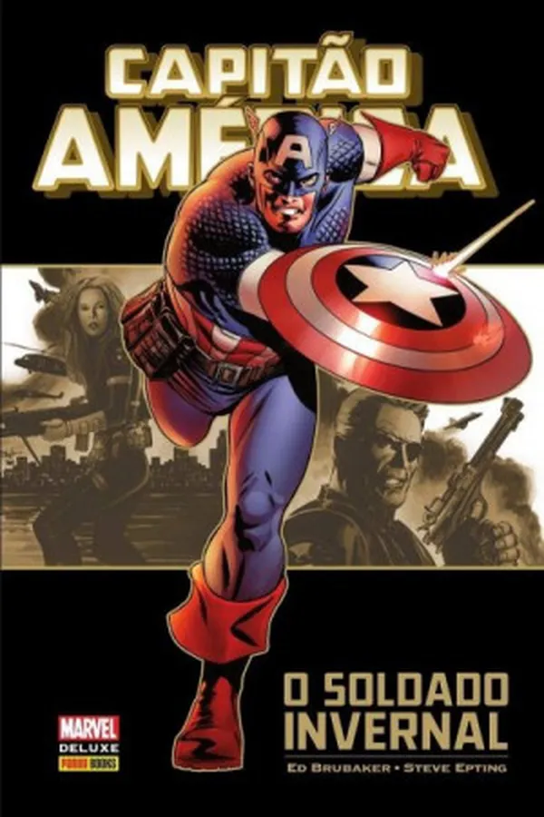Capa de Capitão América: O Soldado Invernal