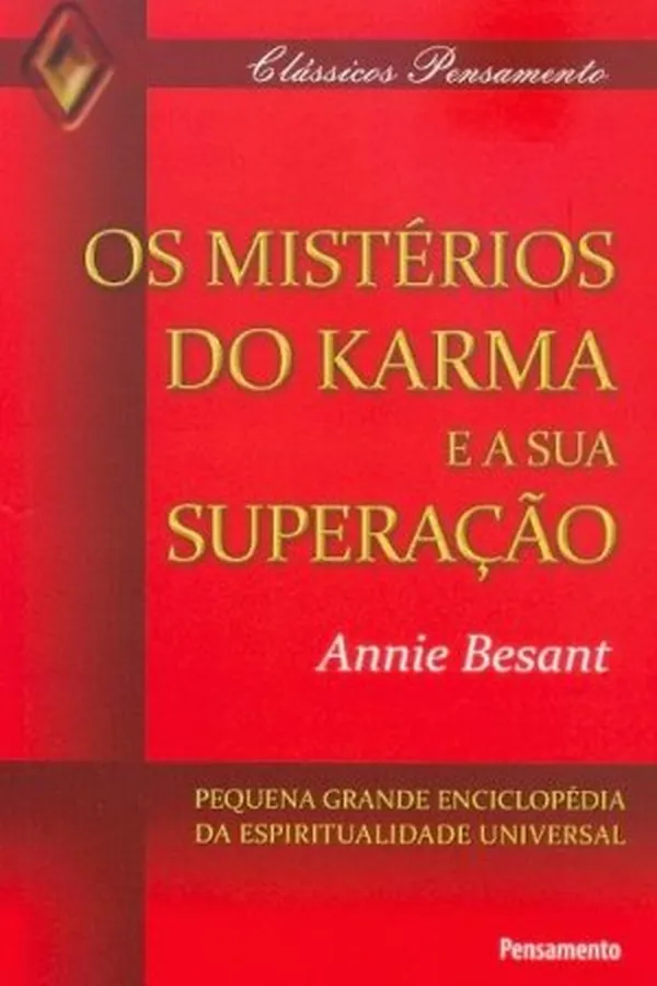 Capa de Os Mistérios do Karma e a sua Superação