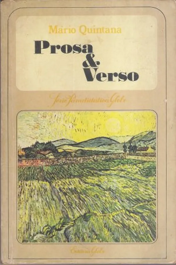 Capa de Prosa e Verso