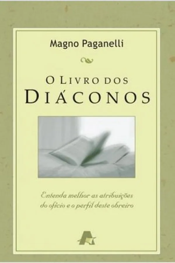 Capa de O Livro dos Diáconos