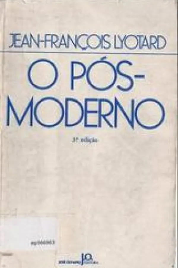 Capa de O pós-moderno