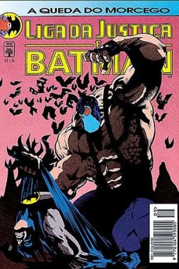 Capa de Liga de Justiça e Batman #09
