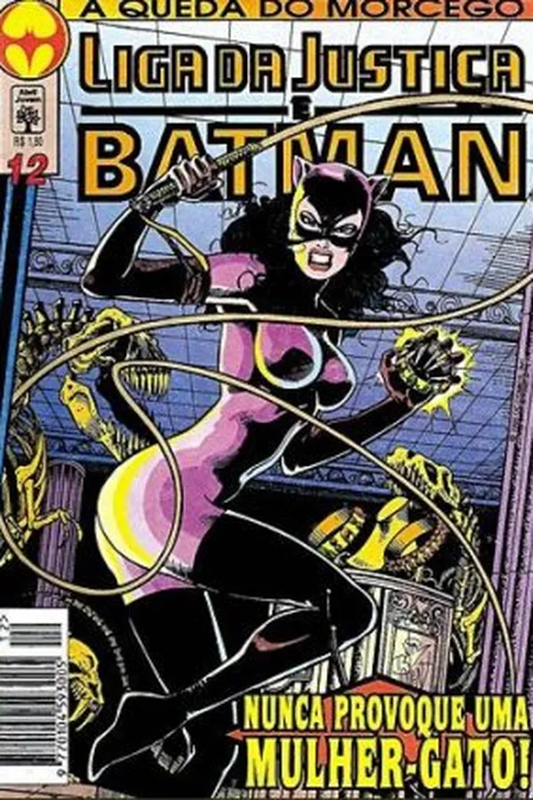 Capa de Liga de Justiça e Batman #12