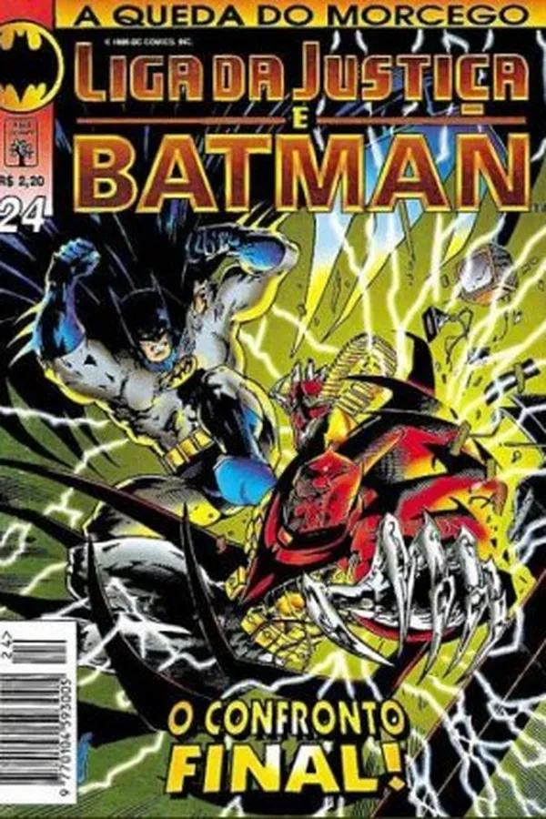 Capa de Liga da Justiça e Batman #24
