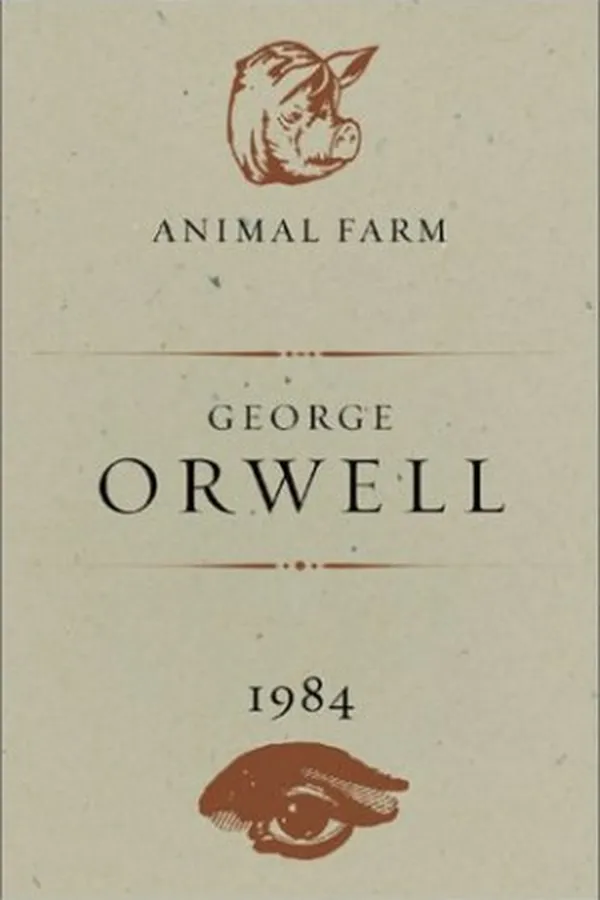 Capa de Animal Farm & 1984