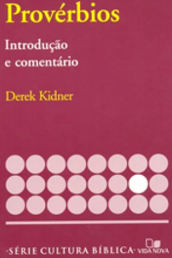 Capa de Provérbios, introdução e comentário