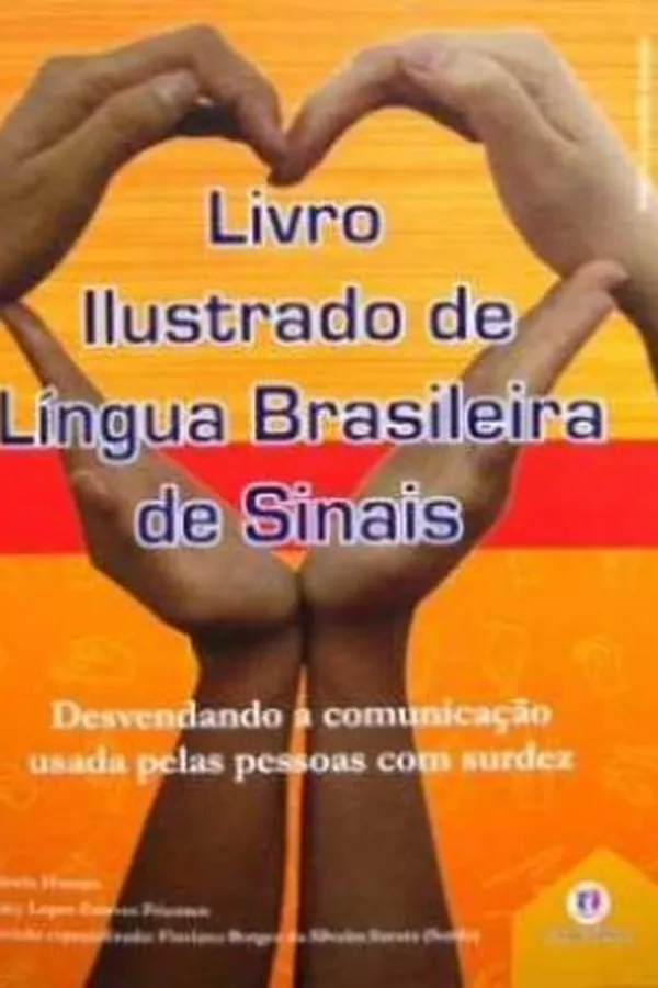 Capa de Livro Ilustrado da Língua Brasileira de Sinais