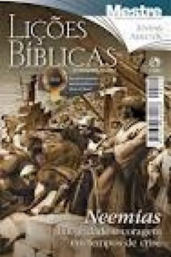 Capa de Lições Bíblicas - Mestre