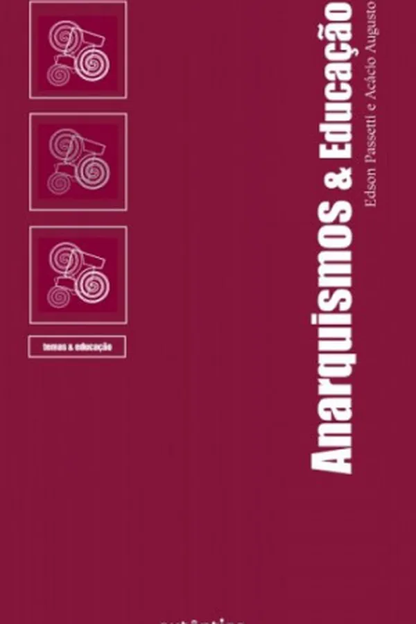 Capa de Anarquismos & Educação