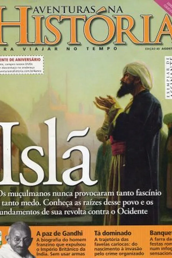 Capa de Aventuras na História Nº 48 (Agosto de 2007)