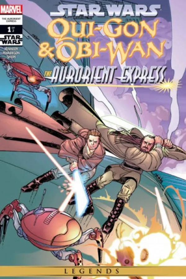 Capa de Star Wars: Qui-Gon & Obi-Wan - The Aurorient Express #1