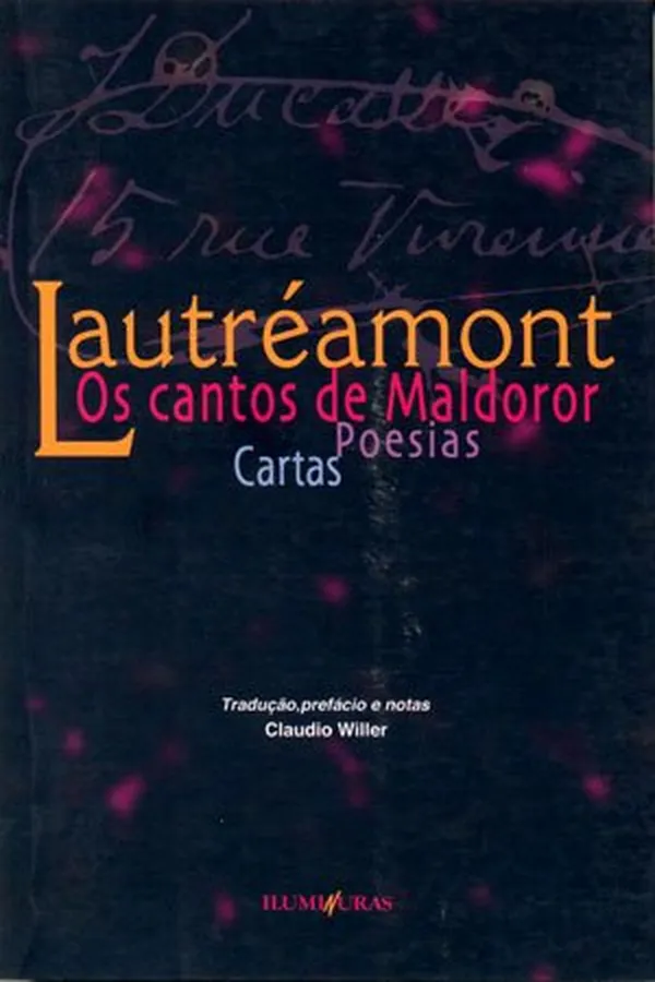 Capa de Os Cantos de Maldoror