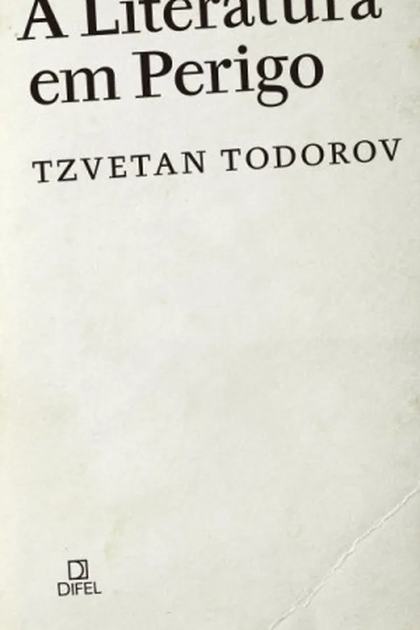 Capa de A literatura em perigo