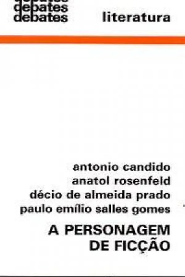 Capa de A personagem de ficção