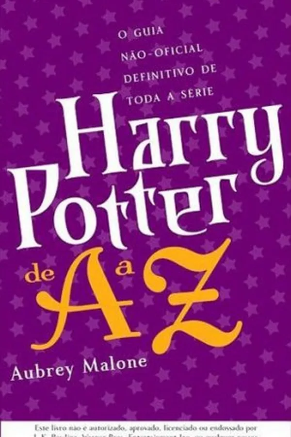 Capa de Harry Potter de A a Z