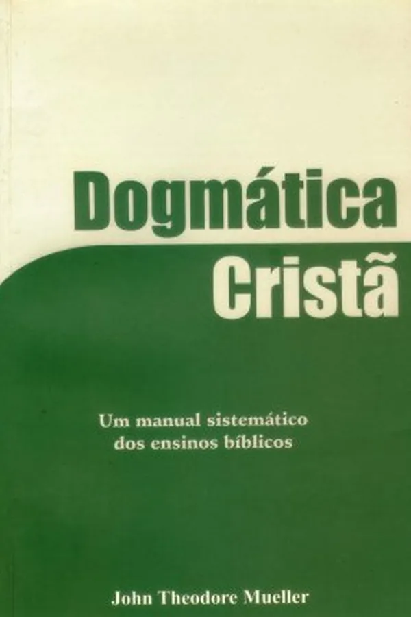 Capa de Dogmática Cristã