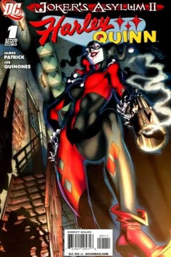 Capa de Asilo do Coringa II - Arlequina
