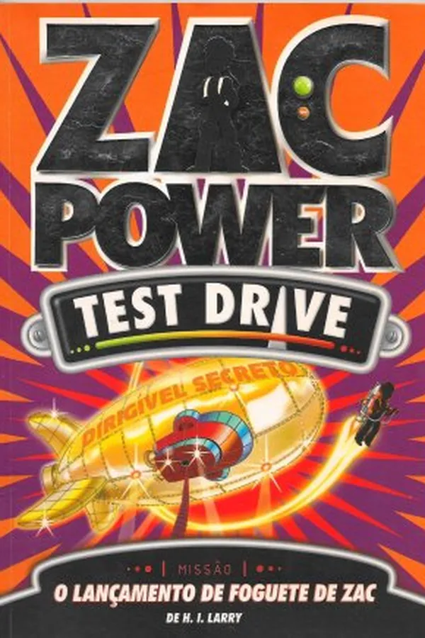 Capa de Zac Power - O Lançamento de Foguete de Zac