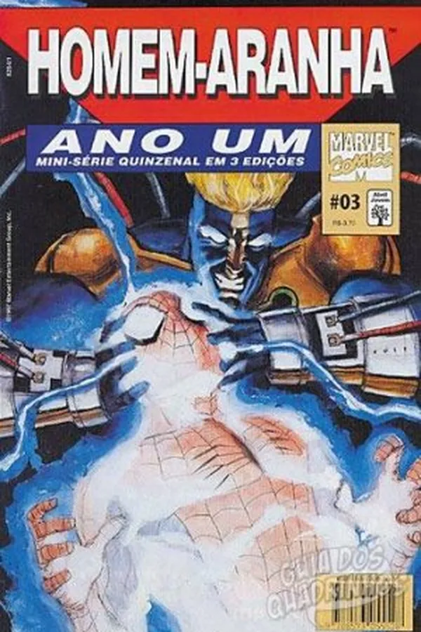 Capa de Homem-Aranha: Ano Um #03