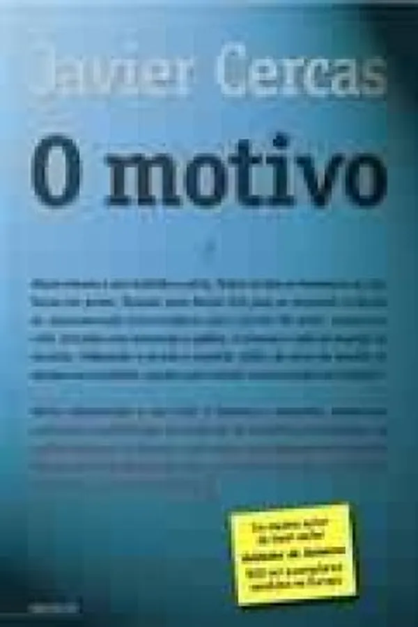 Capa de O Motivo