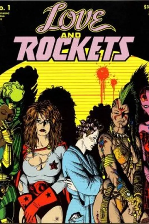 Capa de Love and Rockets #1