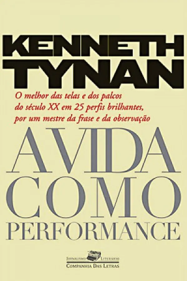Cover of A vida como performance