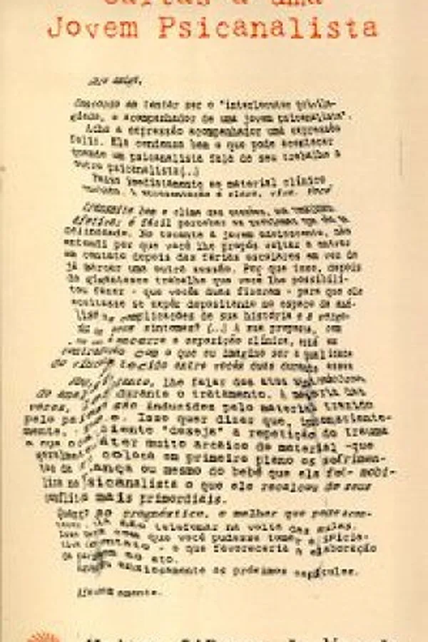 Capa de Cartas a uma Jovem Psicanalista