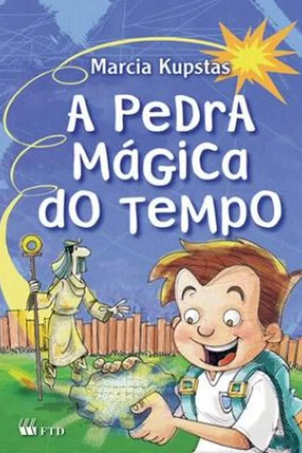 Capa de A pedra mágica do tempo