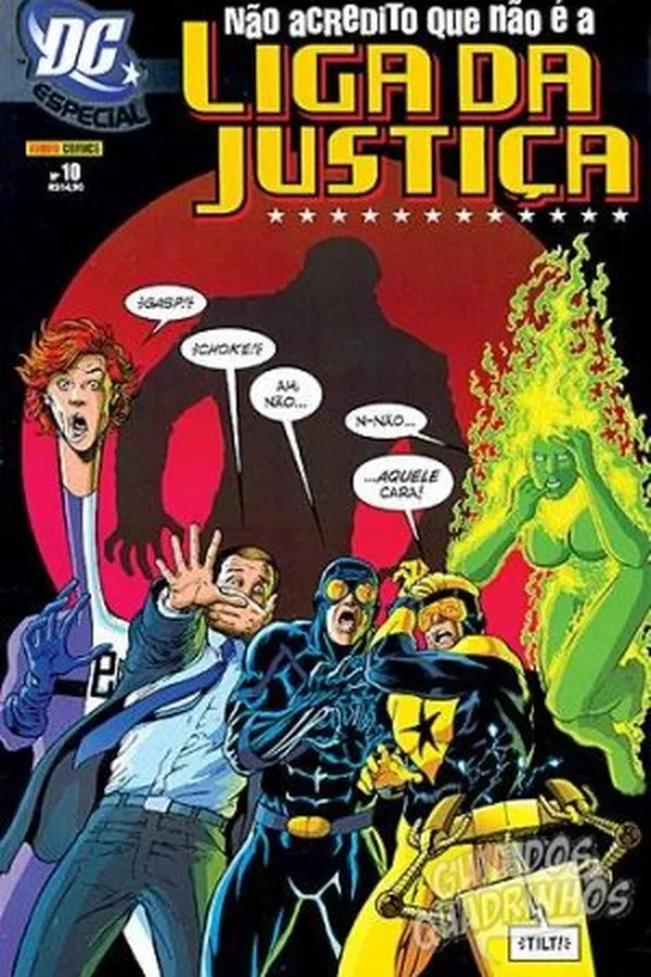 Capa de Não Acredito Que Não É A Liga da Justiça
