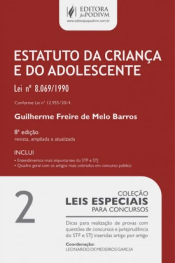 Capa de Estatuto da Criança e do Adolescente